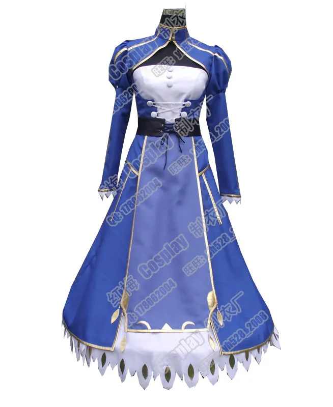 2017 Fate Stay Night (Fate Zero) Holy Grail War Saber костюм для косплея из Fate/Zero | Тематическая одежда и