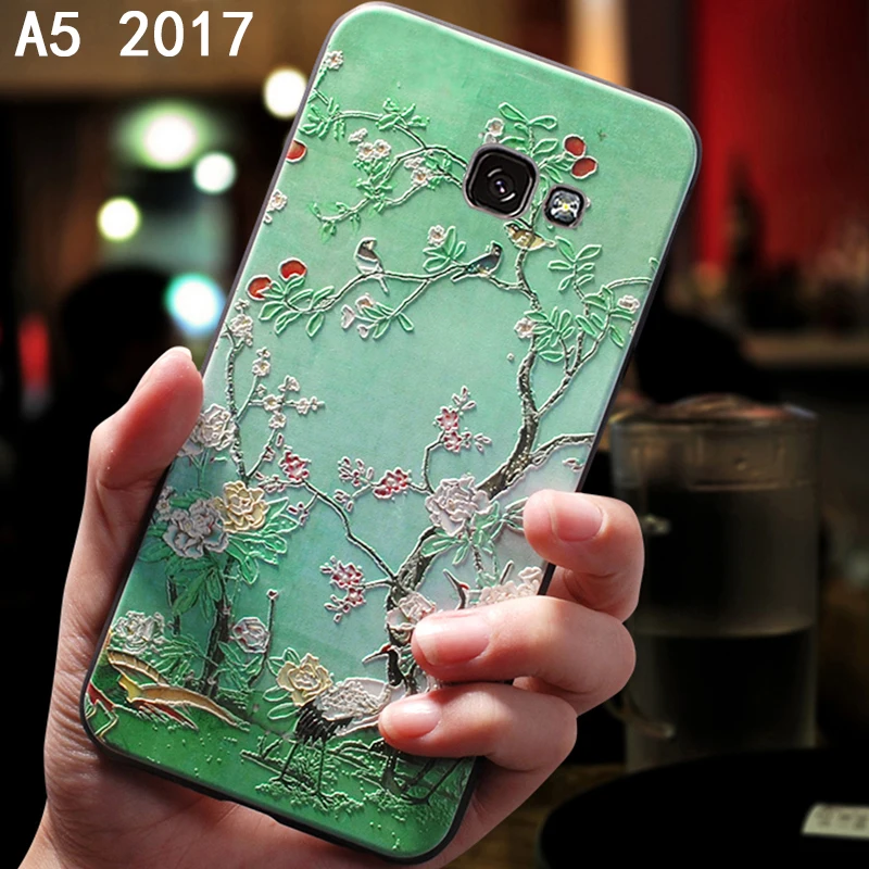 yonlintan silicone silicon 3d Shockproof coque cover case For Samsung Galaxy A5 2017 A520 Original Luxury phone etui accessories |