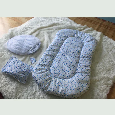 Постельное белье 3 шт. с принтом портативная складная кроватка сетка для сна