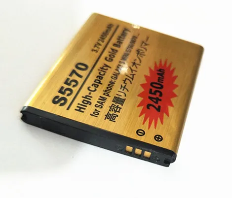 Аккумулятор AZK Gold S5570 2450 мАч EB494353VU bateria аккумулятор для Samsung S5330 S5232 C6712 S5750 GT i559