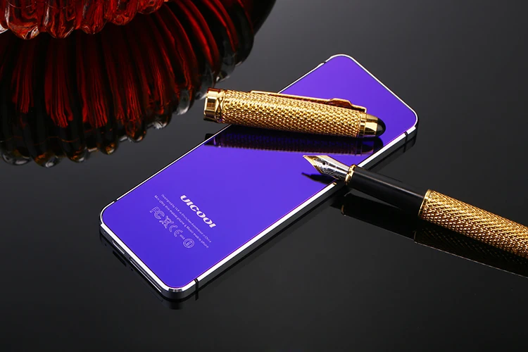 Ulcool V36 мини мобильный телефон ультратонкий Кредитная карта металлический корпус bluetooth dialer FM mp3 Две sim-карты сенсорный мобильный телефон