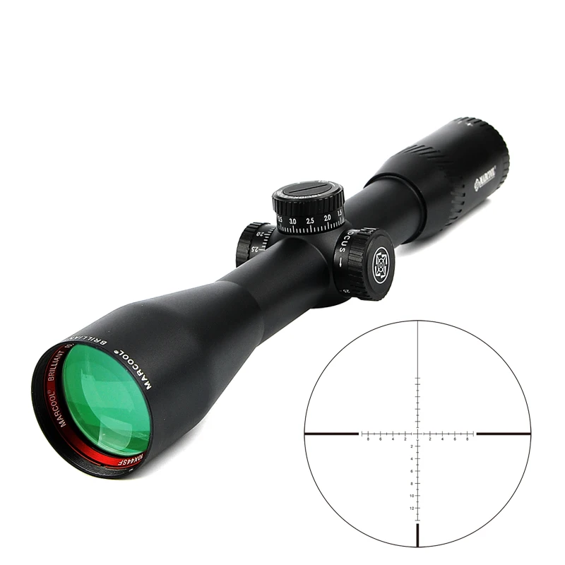 Marcool Riflescope BLT 10X44 SF HD Red Ring Tactical Airsoft Air Rifle Optical Collimator Sight Rifle Scope For Hunting