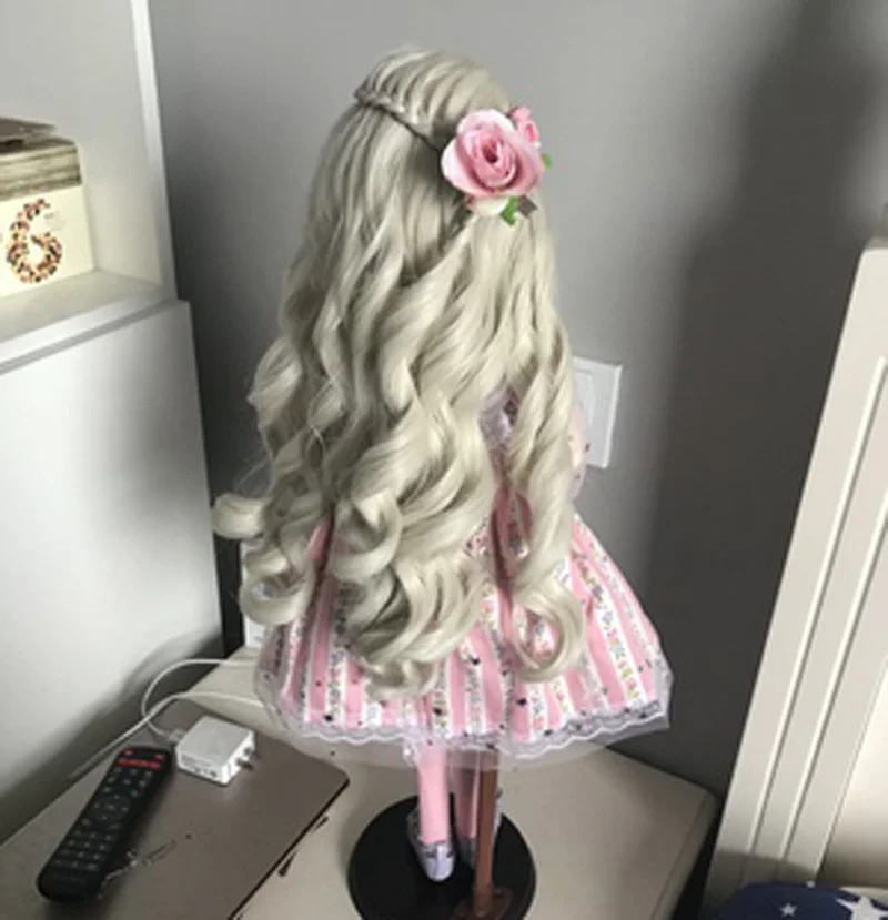 1/3 1/4 1/6 новый стиль Bjd SD кукла парик Модная высокая температура большая волнистая