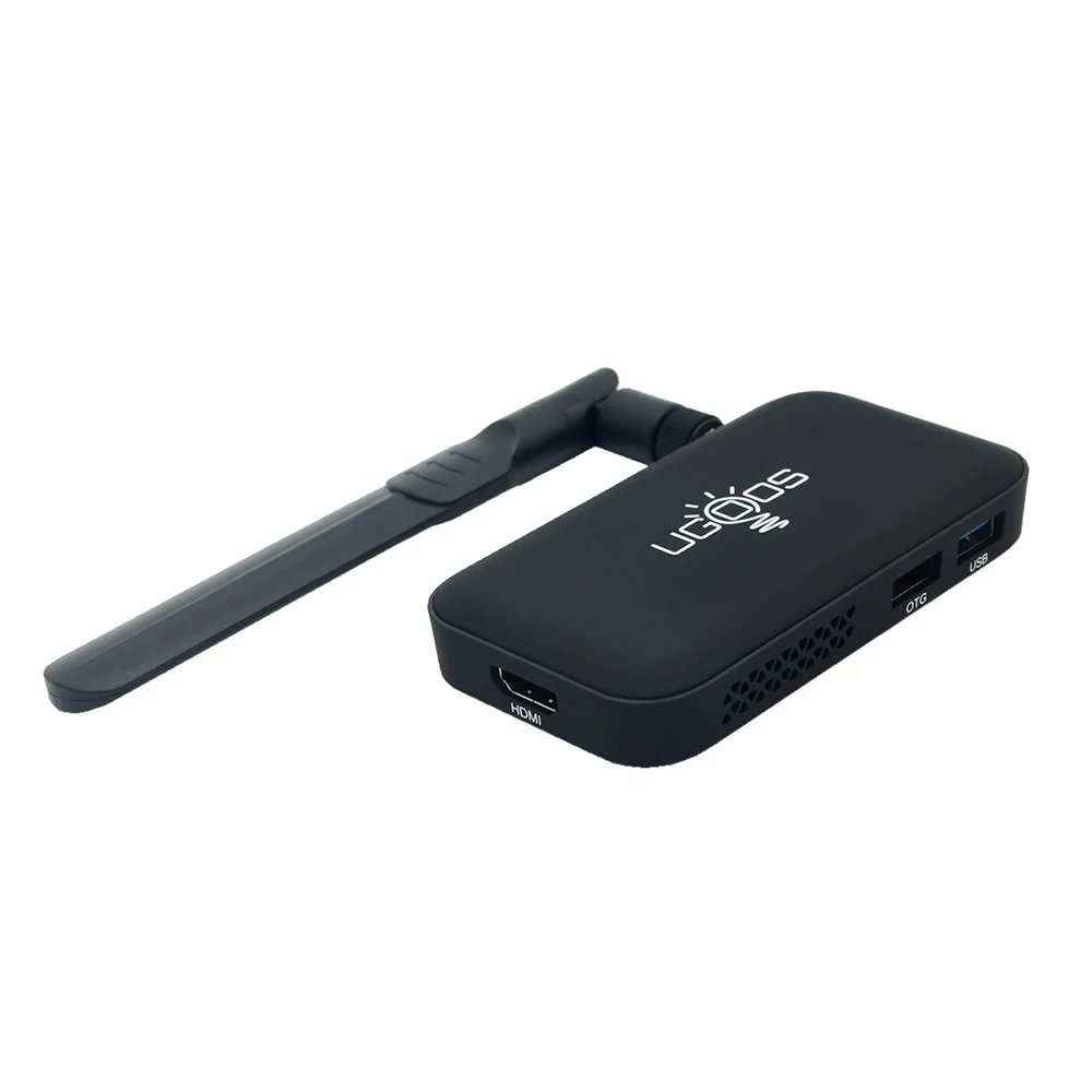 ТВ приставка UGOOS UM4 Android 7 1 2 Гб DDR4 16 ROM RK3328 Четырехъядерный 4K HD Смарт медиаплеер 4G & 5G