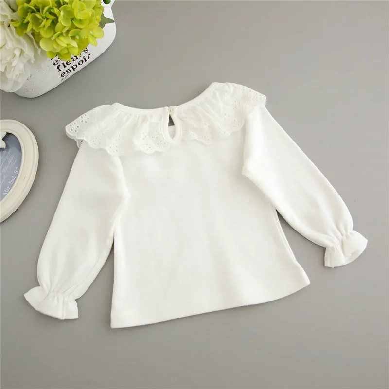 Футболка из 100% хлопка для маленьких девочек Одежда новорожденных Детская