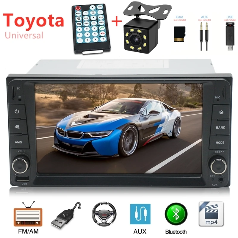 Автомобильный мультимедийный плеер Andriod 2DIN HD Авторадио USB FM 2 Din 7 &quotавтомобильное