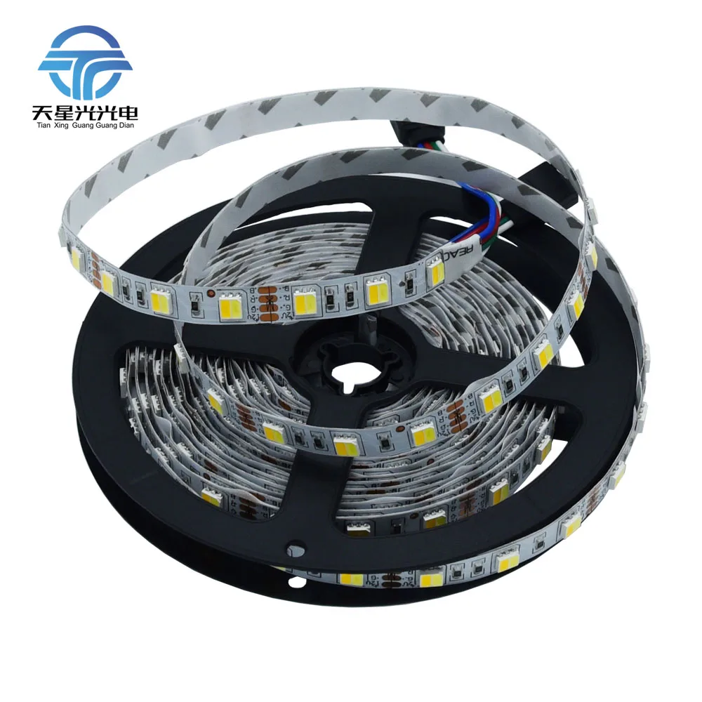 led Strip Non waterproof 5m 60leds 5050 DC12V controllable white warm Dual White | Лампы и освещение