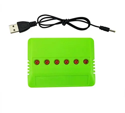 6 в 1 Зарядное устройство USB для 3 7 (1S) Lipo батареи UdiR/C UDI U919A U945A U845A RC Квадрокоптер