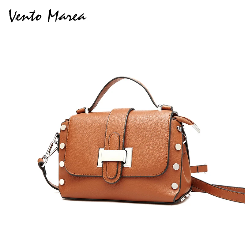 Vento Marea женская сумка мессенджер с откидным верхом PU модная на плечо наплечная
