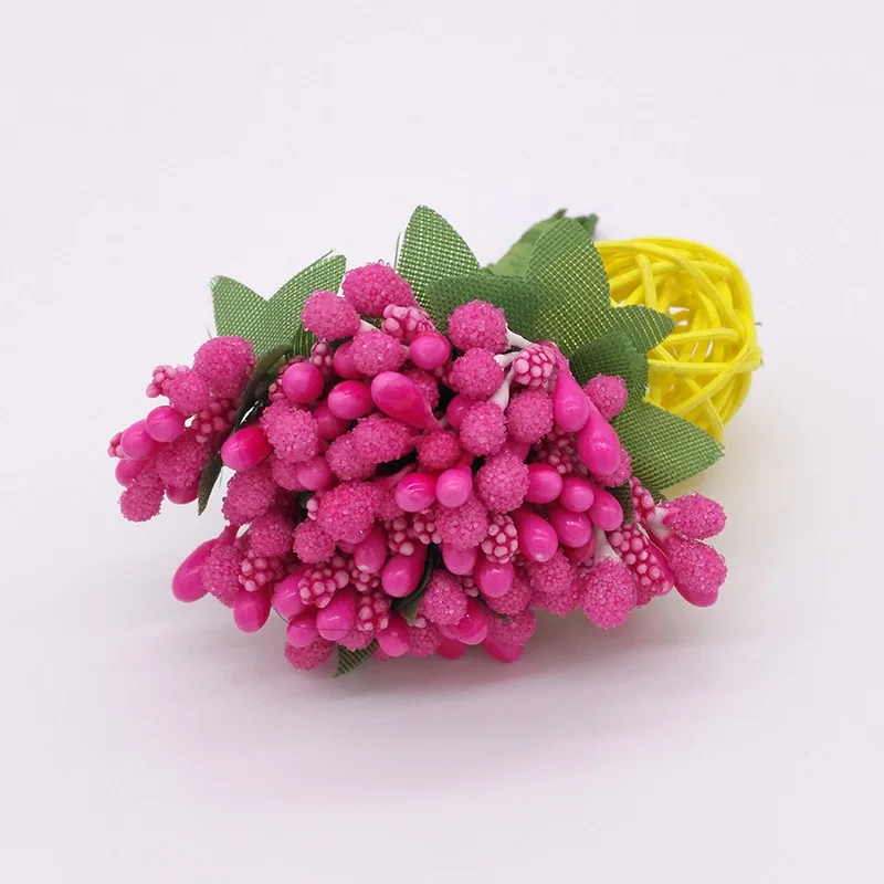 12 шт./лот мини Mulberry Искусственные цветы DIY ручной работы венок для Свадебная