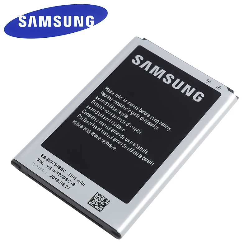 Оригинальный аккумулятор 3100 мАч для Samsung Galaxy Note 3 mini EB-BN750BBC Neo N7508V N7505 | Мобильные