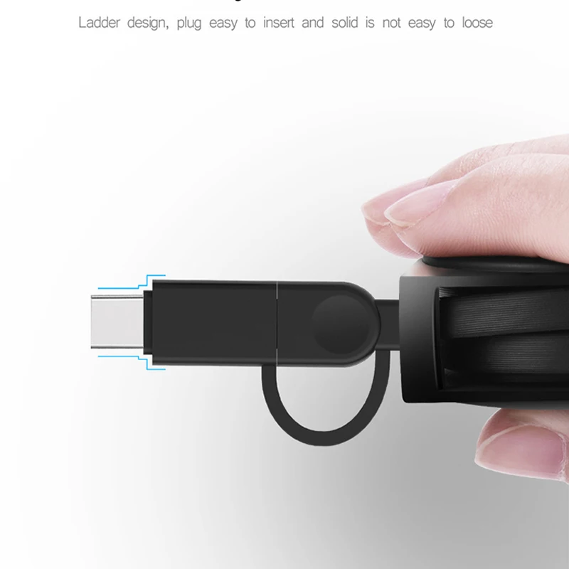 2 в 1 Тип c& все микро-usb для устройств на аndroid синхронизации Зарядное устройство кабель для samsung s9 plus для xiaomi 6x huawei p20 lite Тип c выдвижной кабель