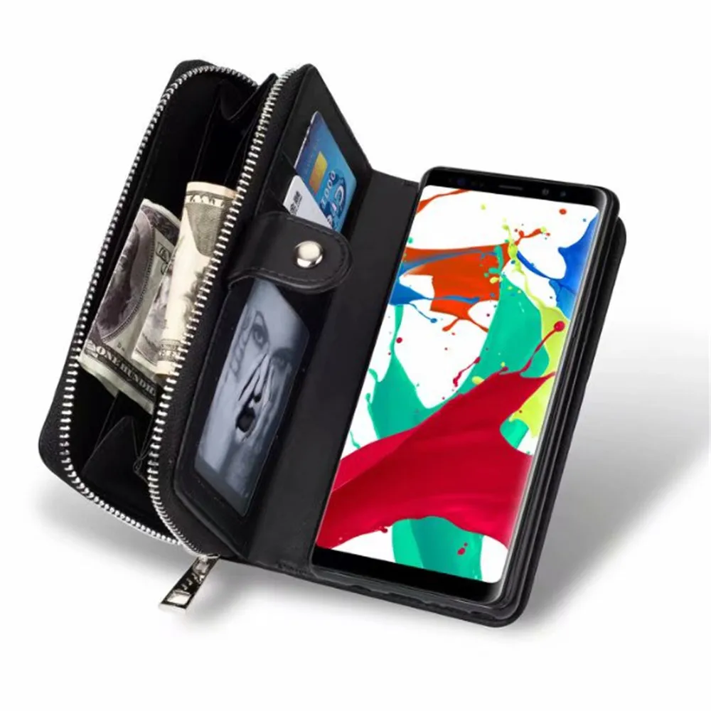 BRG для Samsung Note 20 10 S8 S9 S20 S10 PLUS тканый кожаный чехол кошелек с узором съемный Флип