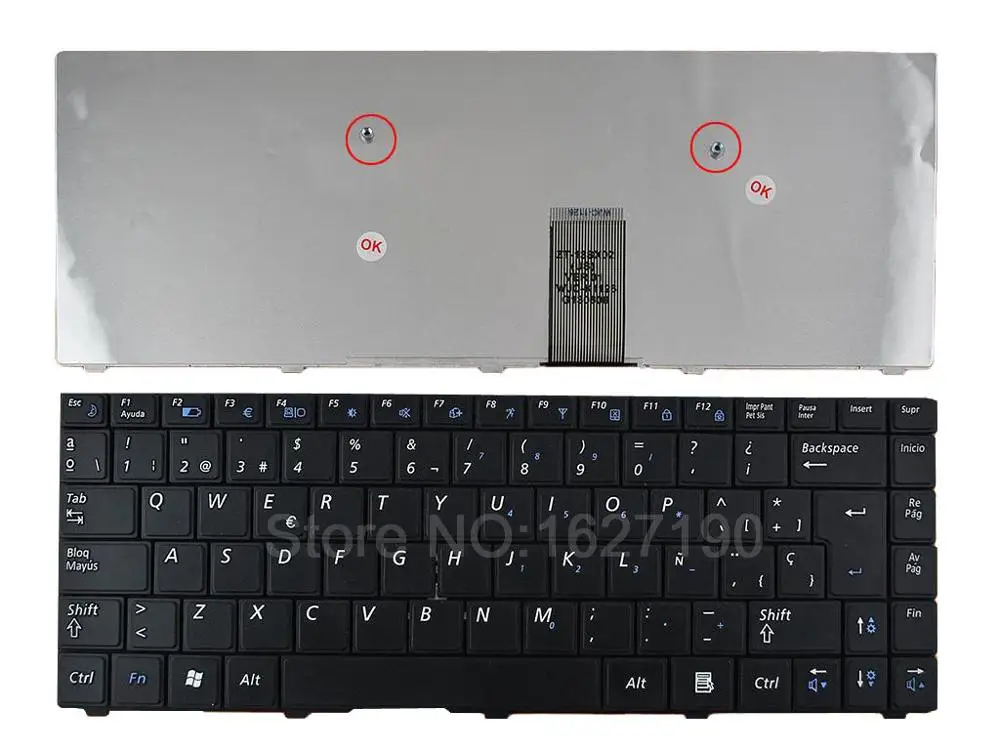 

For SAMSUNG R420 R423 R425 R428 R429 R439 R440 R467 R468 R470 R480 BLACK Original New SP/Spanish Laptop Keyboard