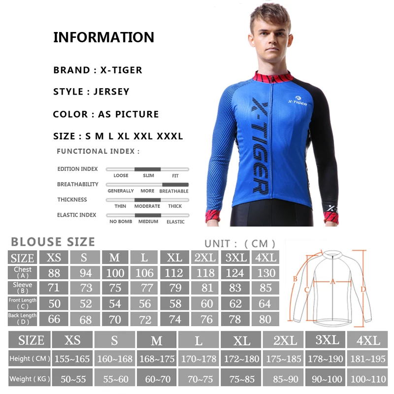 X-Tiger Pro Велоспорт Джерси быстросохнущая велосипедная Одежда MTB спортивная одежда