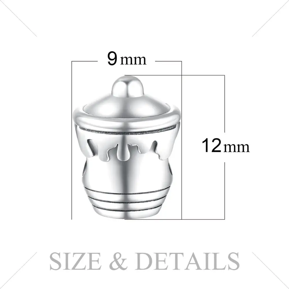 JewelryPalace серебряные бусины 925 пробы Подвески подходят браслеты цветок Снеговик