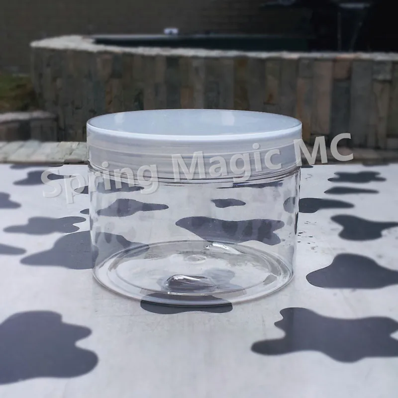 Прозрачная баночка для крема домашних животных 350 г используемая маски/эссенций