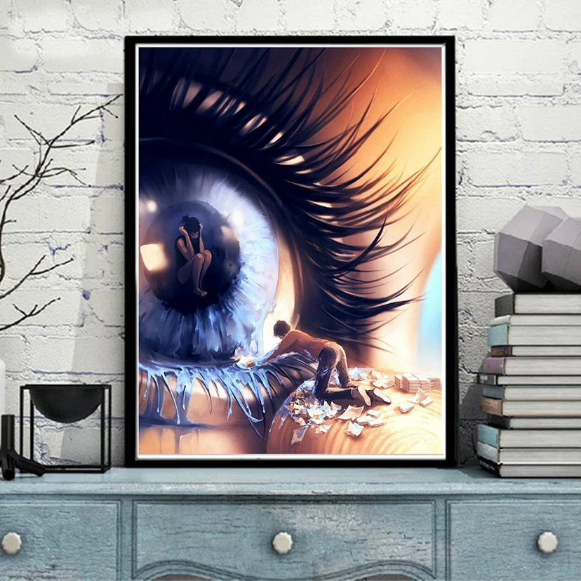 Алмазная живопись Love & Eyes мозаика рождественские украшения для дома 3D DIY полное