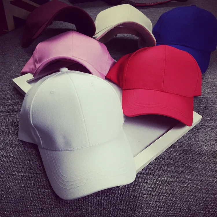 Бейсболка LGFDC224 белая черная простая без логотипа с регулируемой пряжкой |