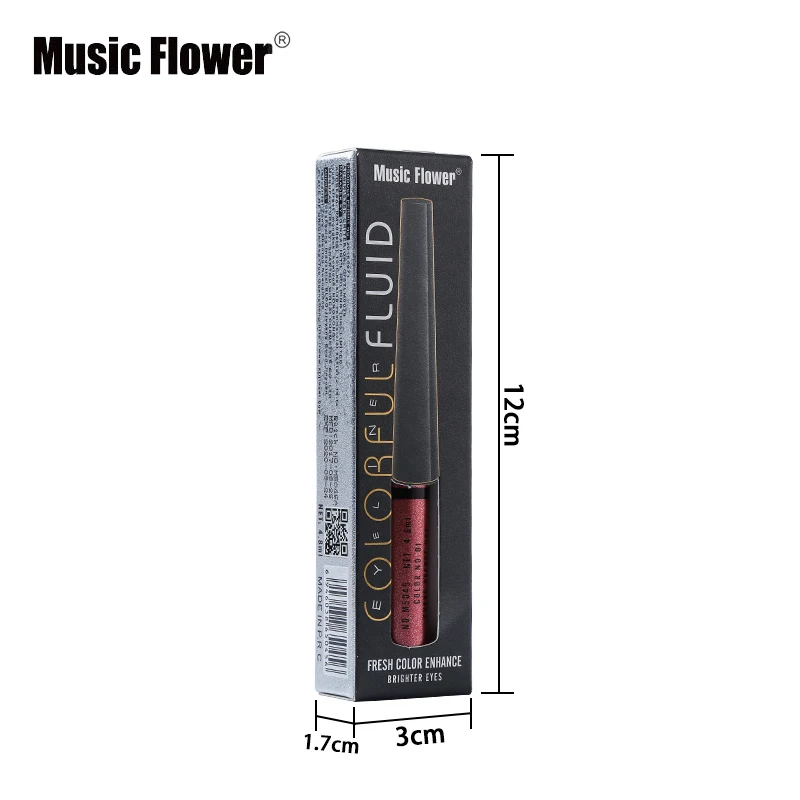 Марка 6 Цвет Shimmer жидкая подводка Pen Осветляющий глаза для макияжа глаз Liner Pencil