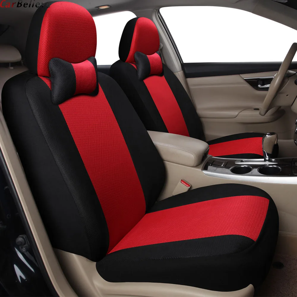 Автомобиль Believe 2 шт. чехол для автокресла nissan qashqai j10 almera n16 note x-trail t31 juke leaf teana чехол для автокресел - Название цвета: Color 1