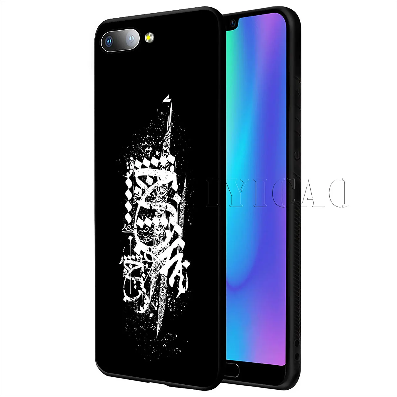 IYICAO исламский арабский каллиграфический мягкий чехол для Huawei Y9 Y7 Y6 Prime 2019 Honor 20 8C 8X