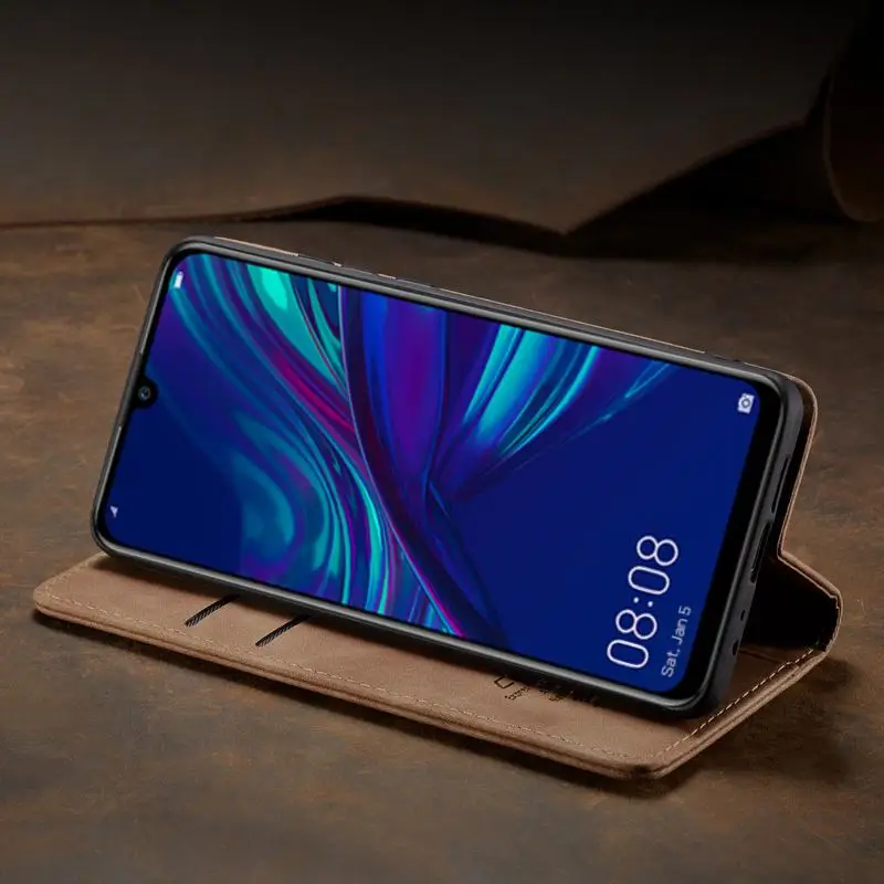 Чехол для Huawei P Smart 2019 Honor 10 Lite роскошный Магнитный Флип бумажник в стиле ретро
