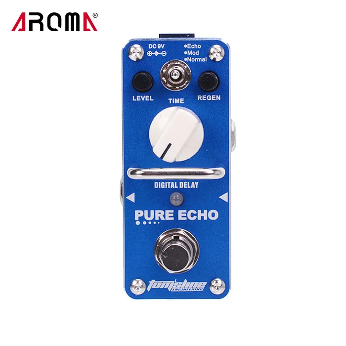 Аксессуары для гитары гитара фирмы Арома педаль Tom's Line Engineering APE 3 PURE ECHO цифровая