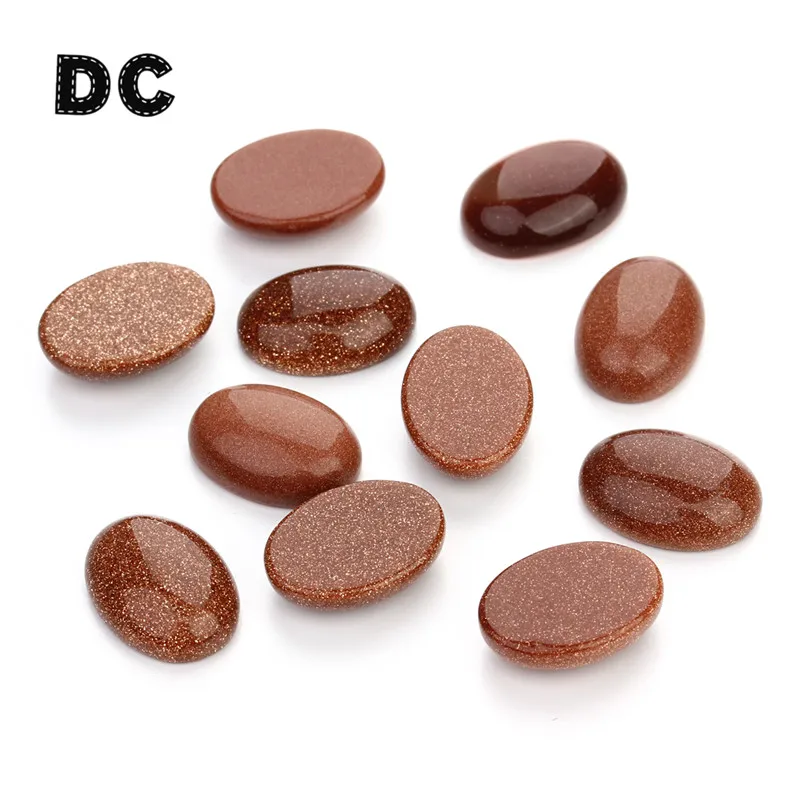 10 шт. аксессуары для ювелирных изделий 3 цвета плоский черный купол Овальный