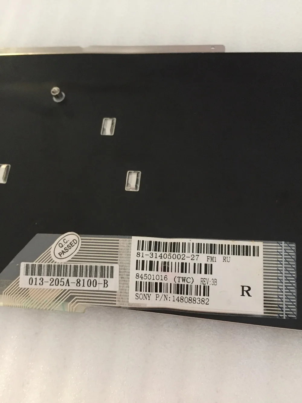 Для SONY VAIO VGN-SR VGN SR черная US/Русская раскладка клавиатуры без рамки 148088382 148088322 148088321