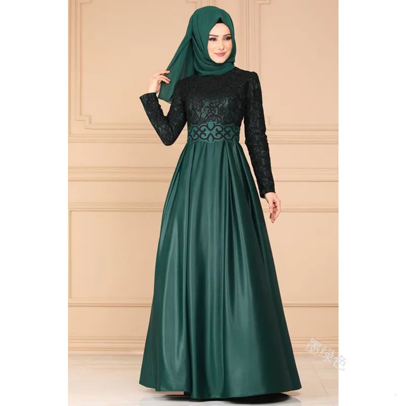 Размера плюс Дубай Абая для женщин хиджаб арабское вечернее платье caftan