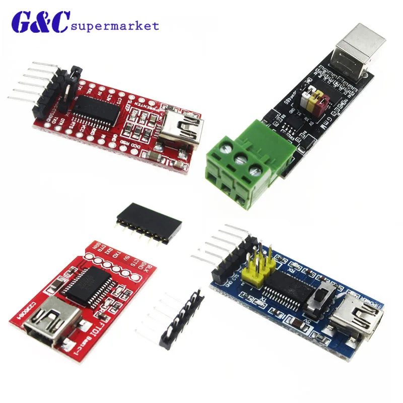 FT232RL FTDI USB 3 V 5 к TTL Серийный адаптер модуль для Arduino FT232 мини-порт | Электронные