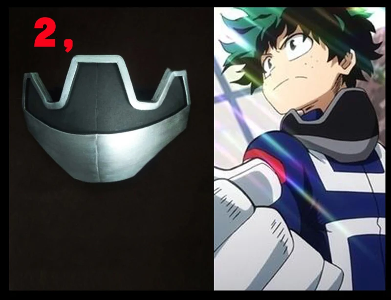 Аниме My Boku no Hero Academy izku Midoriya маска для косплея на Хеллоуин EVA cosplay Prop маски лица 5