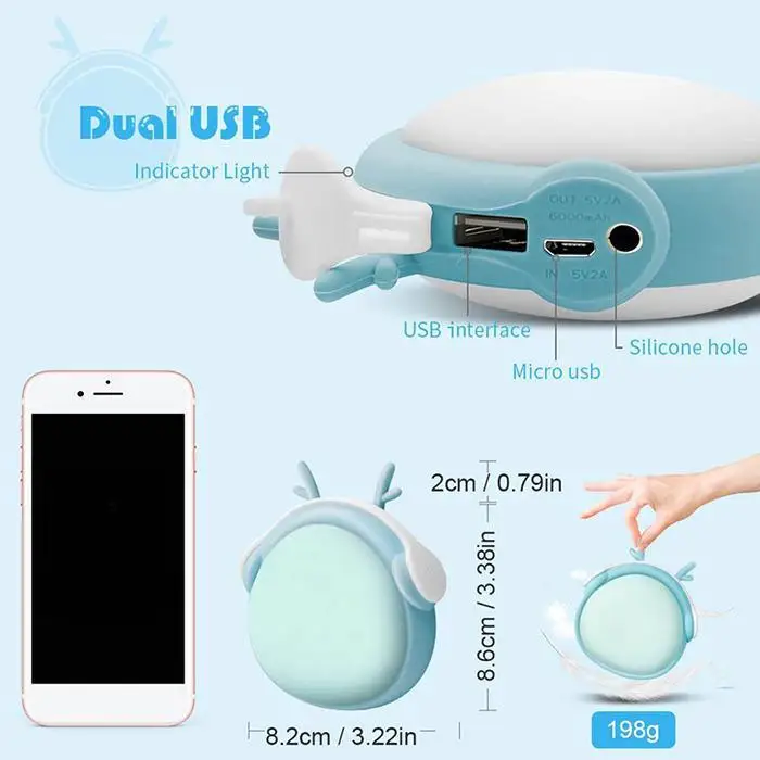Портативное зарядное устройство Powe Bank Mobile Power USB 7W 6000mah Mini General Electric Hot DC 5V|Внешние