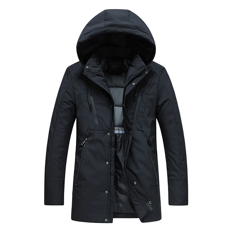 2018 Thick Cotton Jacket Hoodies Men Winter Jackets&ampCoats High Quality Casual Brand Men's Parka Hooded Outwear Hombre Fit | Мужская