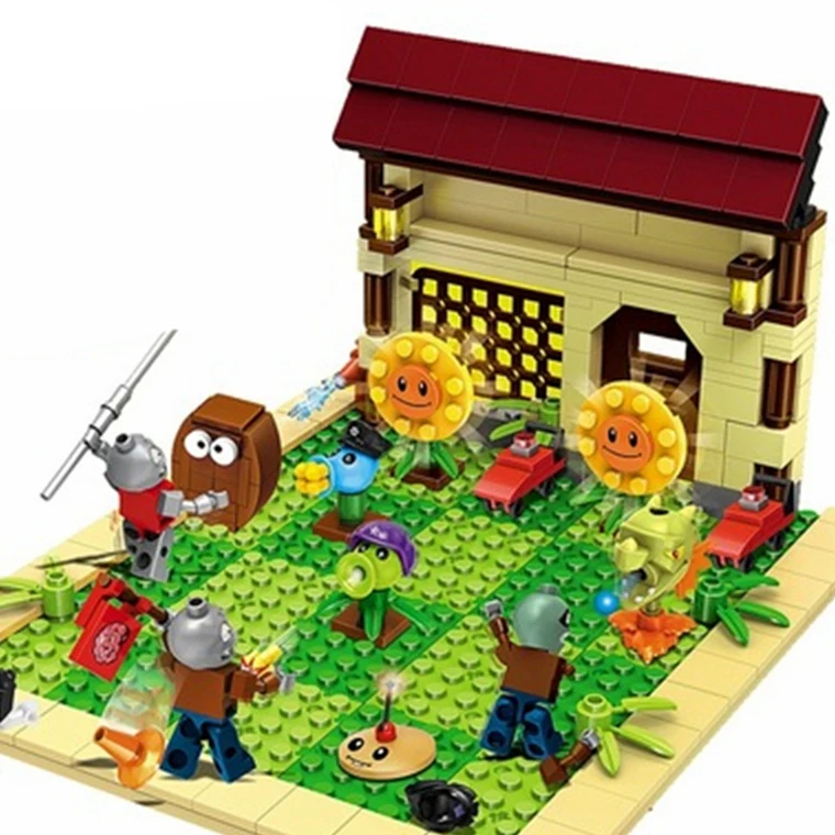 Картинки зомби против растений лего набор