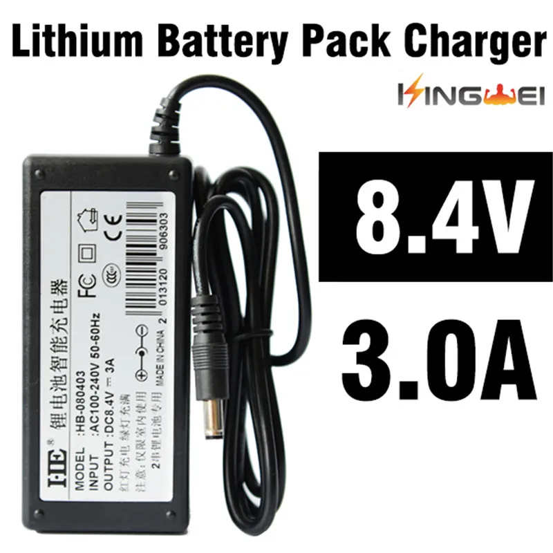 Зарядное устройство KingWeiEU с литиевой батареей 18650 3 4 в А 1 2 м|battery pack charger|us chargercharger