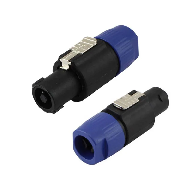 

10pcs Connector Speaker Audio cable Speakon plug 4 Pole LOCK twist short NL4FC