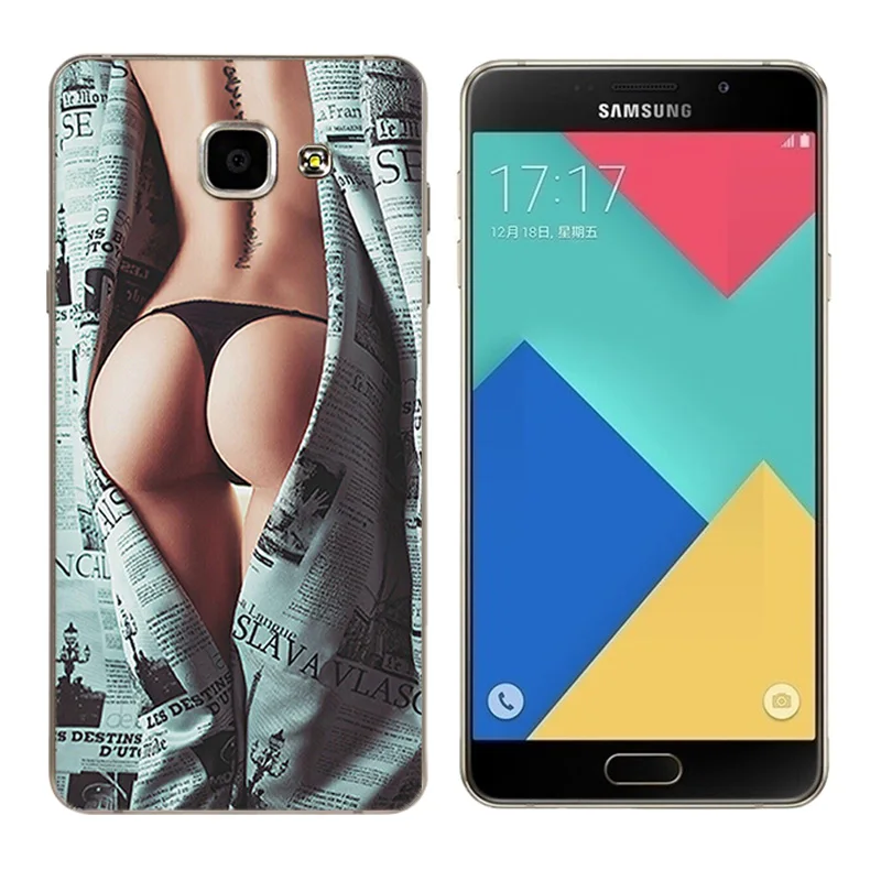 Чехол для Samsung Galaxy A7 2016 A710 A710F A7100 с принтом большого пистолета мягкий чехол из ТПУ |