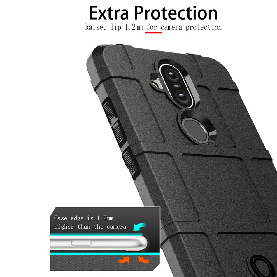Thouport силиконовый чехол для Nokia X71 X7 военный сверхмощный защитный телефона X 71 |
