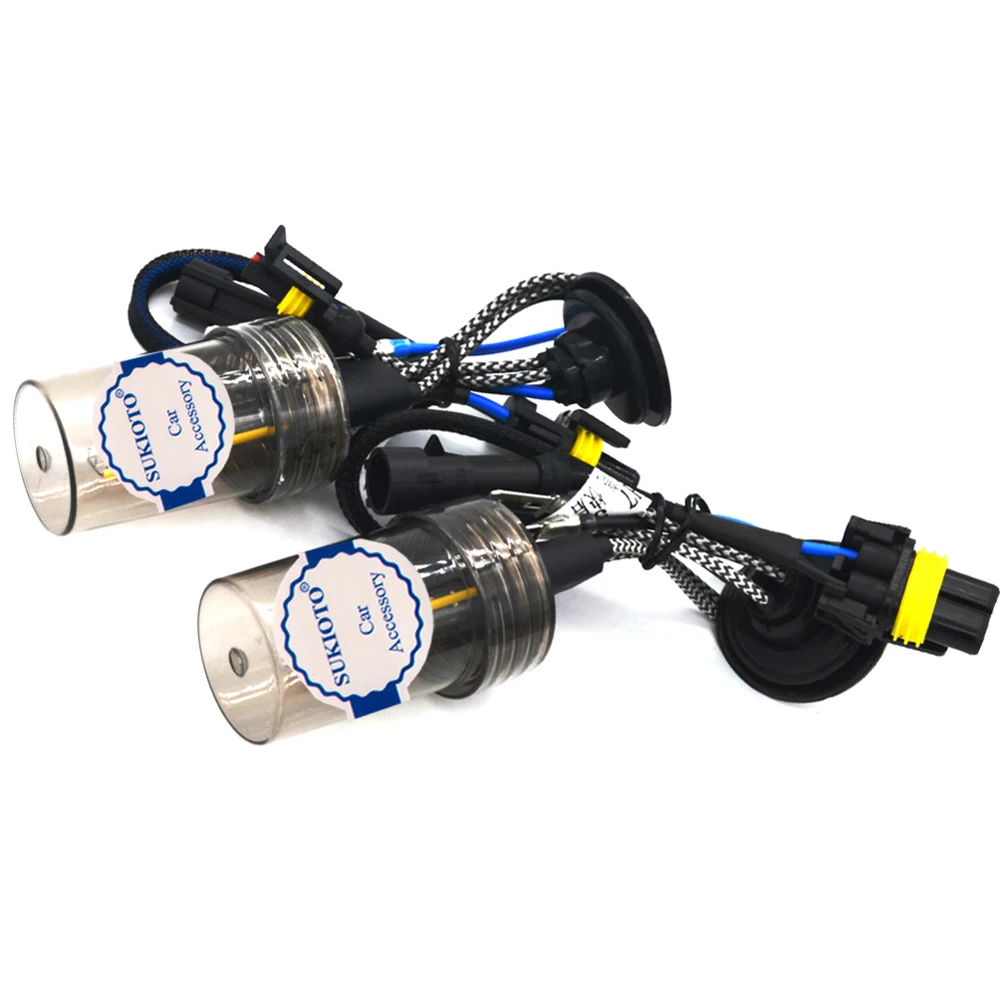SUKIOTO 35 W-55 W быстрая яркая D2H 9012 HID Лампа ксенон H7 Металл H3 H1 5500K ксенон белый HB3 HB4 H8 H11 ксеноновая лампа автомобильная фара