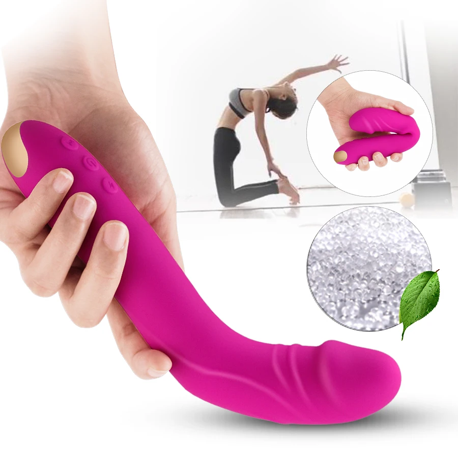 Khalesex массажер G Spot фаллоимитатор вибратор силиконовый эротический секс игрушка