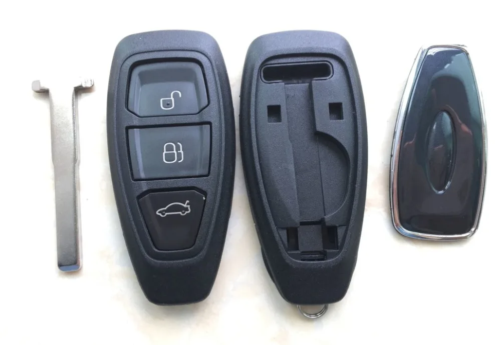 AUTEWODE Новый дистанционный чехол для ключей Fob Ford C Max Mondeo Kuga Fiesta автомобильный HU101 3