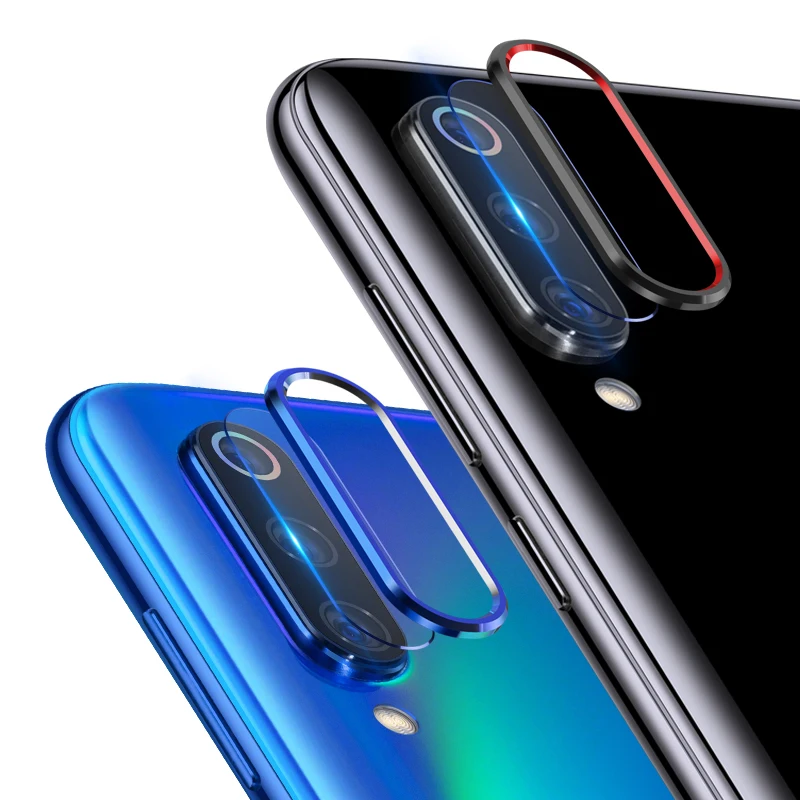 Защита экрана для объектива камеры Xiaomi Mi 9 9SE Mi8 + металлическое кольцо защиты