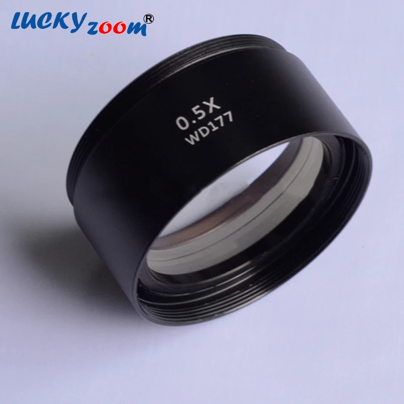Luckyzoom SZM 0.5X Вспомогательный объектив для тринокулярного стереомикроскопа с зумом