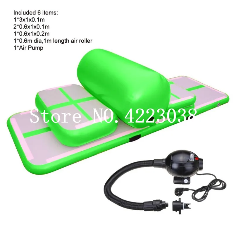 Pаспродажа Бесплатная доставка, набор надувных ковриков для фитнеса (6 шт.)