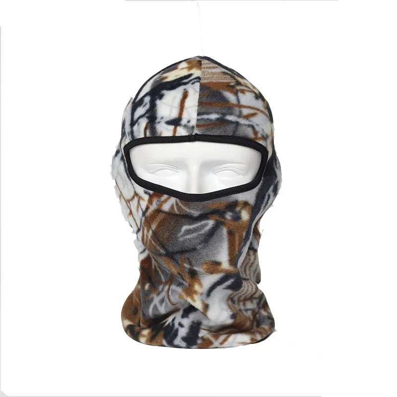 Прямая поставка теплая камуфляжная Теплая Флисовая Балаклава зимние