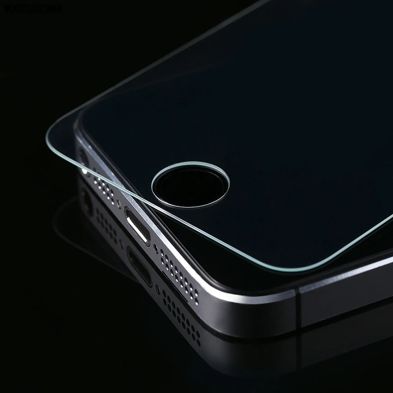 Защитный чехол из закаленного стекла 9H для iPhone X XR Xs 11 Pro Max 7 8 Plus 4 Φ 5 5C 5SE 6 6S защитная