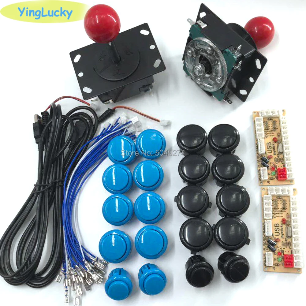 Zero delay аркадный джойстик DIY kit sanwa Джойстик аксессуары для игр аркадные кнопки