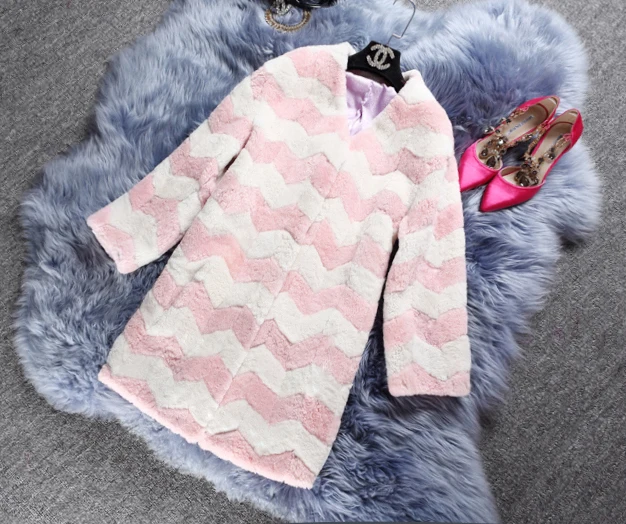 Бесплатная доставка DHL EMS новинка 2018 шуба из натуральной овечьей шерсти мериноса